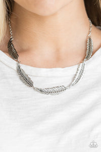 Light Flight - Silver Necklace - Paparazzi