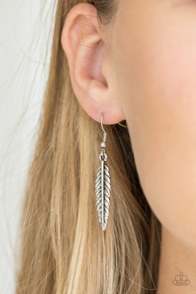 Light Flight - Silver Necklace - Paparazzi