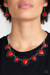 Make A Point - Red Necklace - Paparazzi
