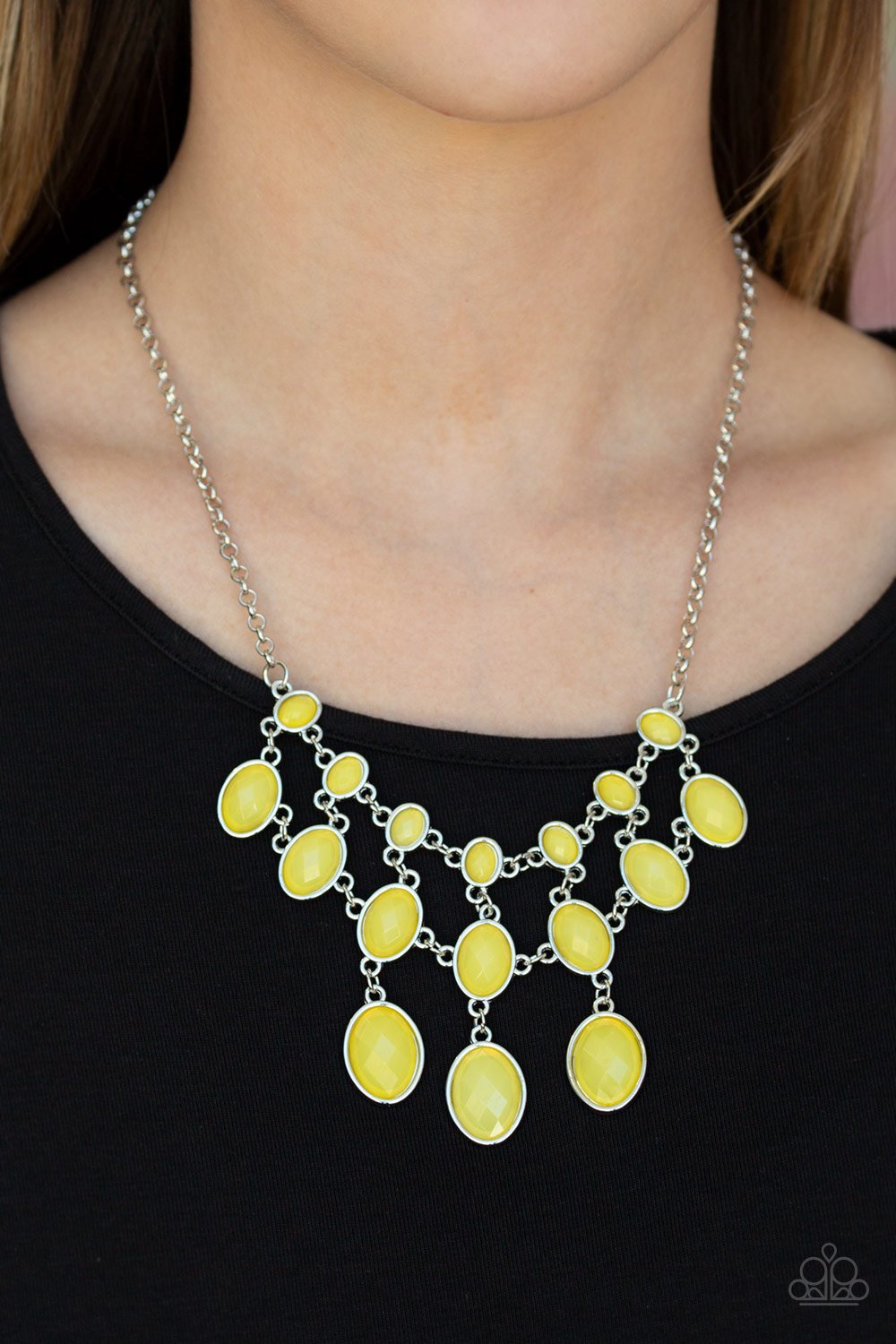 Mermaid Marmalade - Yellow Necklace - Paparazzi