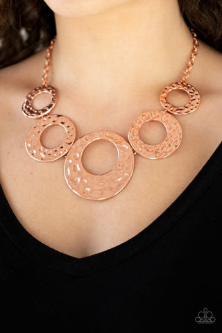 Mildly Metro - Copper  Necklace - Paparazzi