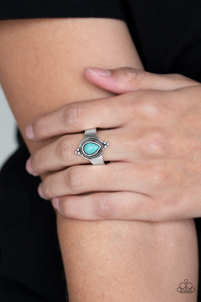 Mineral Minimalist - Blue Ring - Paparazzi