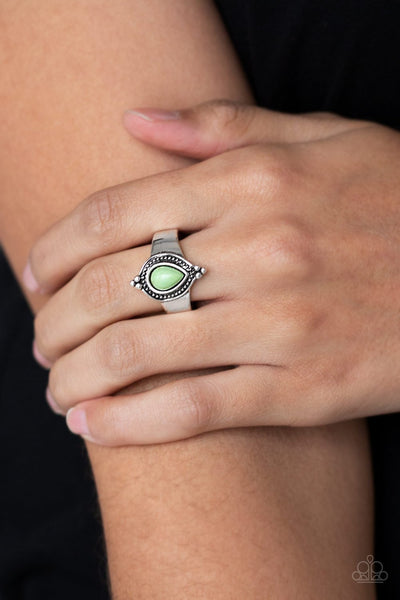 Mineral Minimalist - Green Ring - Paparazzi