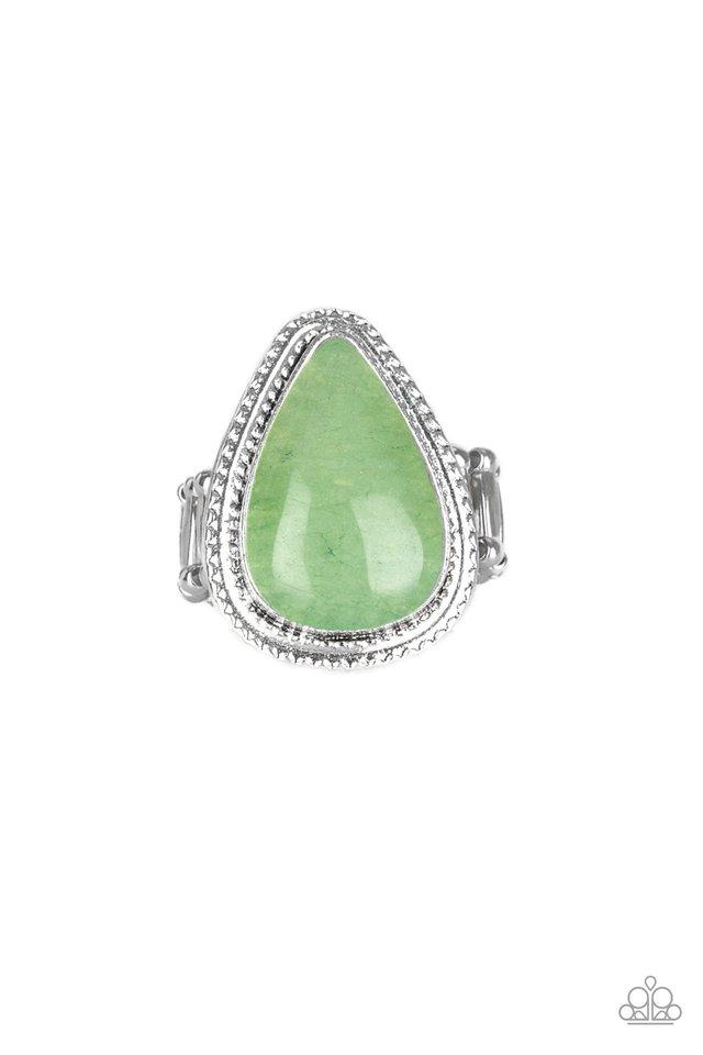 Mojave Mist - Green Ring - Paparazzi