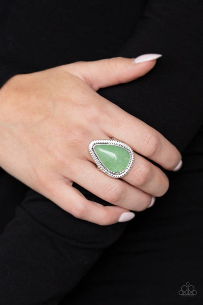 Mojave Mist - Green Ring - Paparazzi