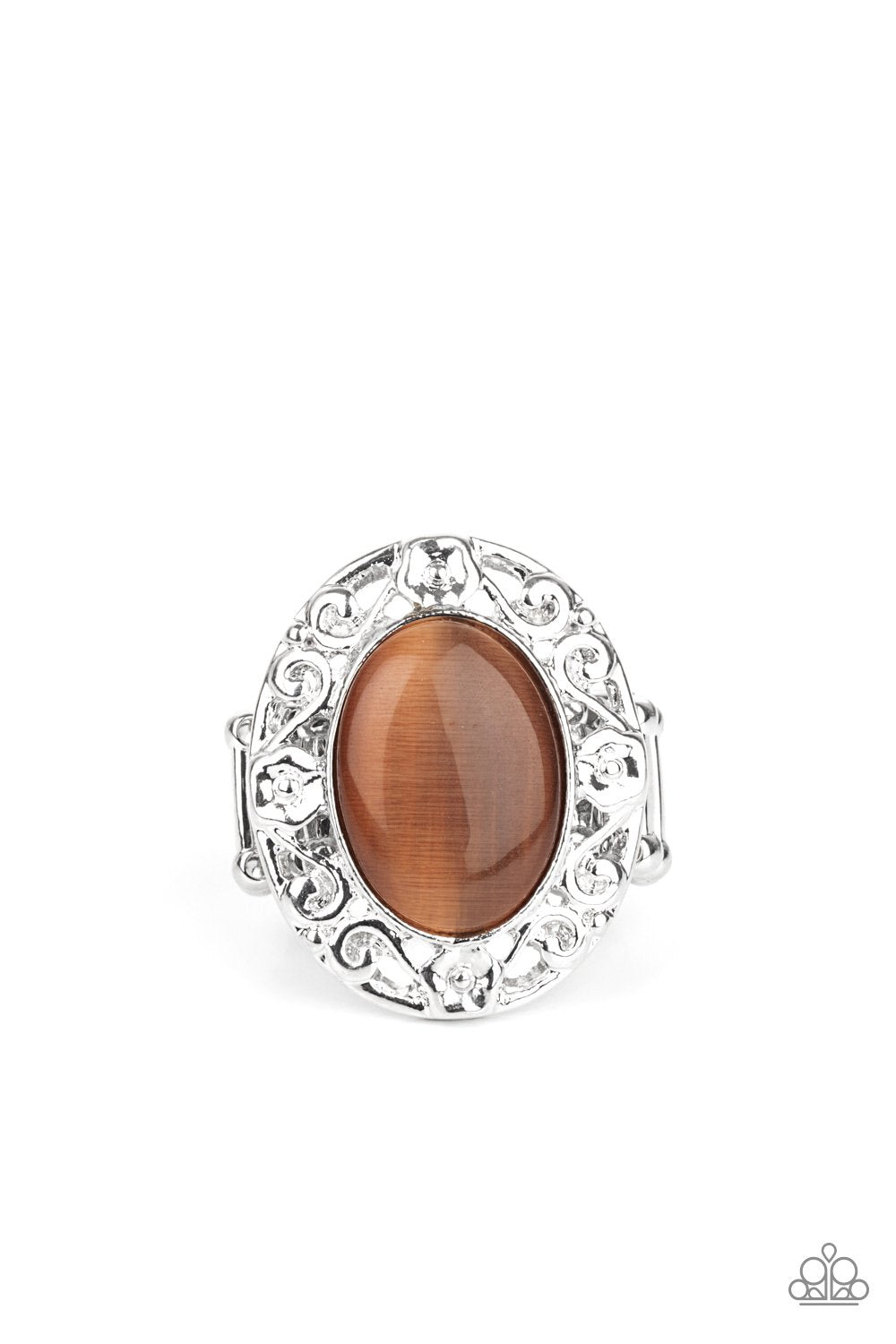 Moonlit Marigold - Brown Ring - Paparazzi