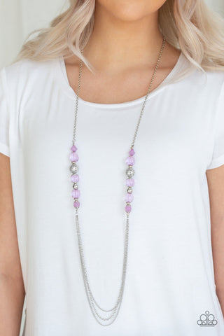 Native New Yorker - Purple Necklace - Paparazzi