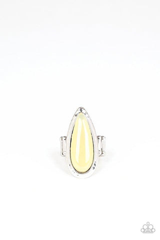 Opal Oasis - Yellow Ring - Paparazzi