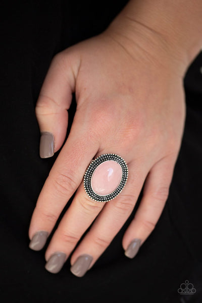 Outdoor Oasis - Pink Ring - Paparazzi