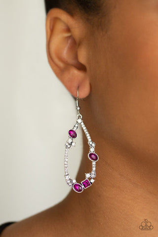 Quite The Collection - Pink Earring - Paparazzi