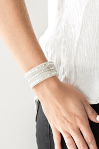 Rebel Radiance - White Bracelet - Wrap - Paparazzi