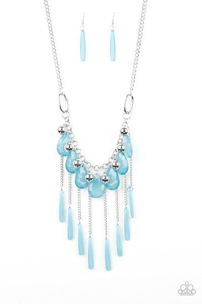 Roaring Riviera - Blue Necklace - Paparazzi