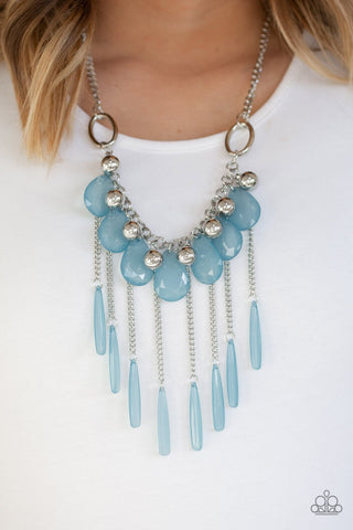 Roaring Riviera - Blue Necklace - Paparazzi