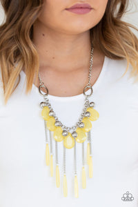 Roaring Riviera - Yellow Necklace - Paparazzi