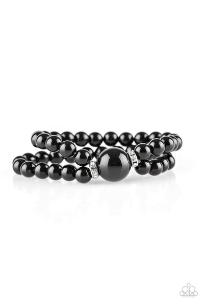 Romantic Redux - Black Bracelet - Paparazzi