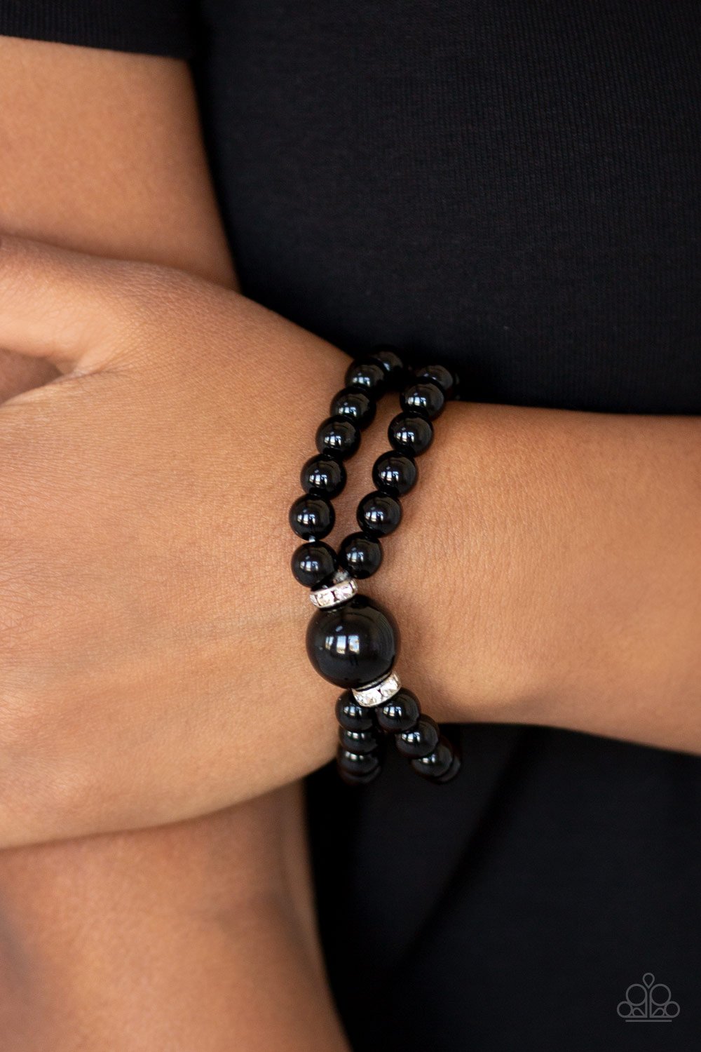 Romantic Redux - Black Bracelet - Paparazzi