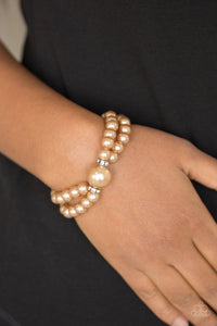 Romantic Redux - Brown Bracelet - Paparazzi