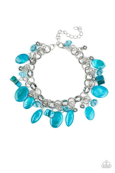 Seashore Sailing - Blue Bracelet - Paparazzi