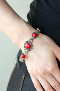 Serenely Southern - Red Bracelet - Paparazzi