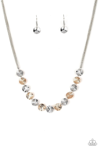 Simple Sheen - Silver Necklace - Paparazzi