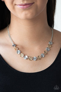 Simple Sheen - Silver Necklace - Paparazzi