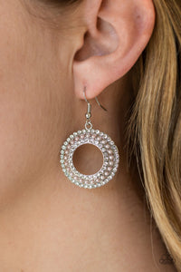 Sparkle Splurge - Pink Earring - Paparazzi