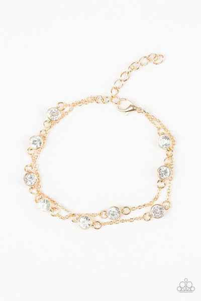 Spotlight Starlight - Gold Bracelet - Paparazzi