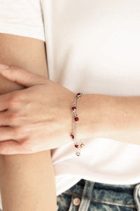 Spotlight Starlight - Red Bracelet - Paparazzi