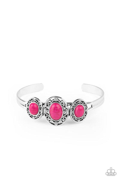 Stone Sage - Pink Bracelet - Paparazzi