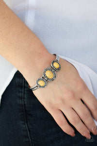 Stone Sage - Yellow Bracelet - Paparazzi