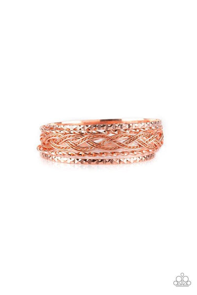 Straight Street - Copper Bracelet - Paparazzi