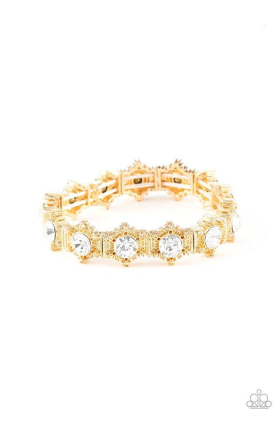 Strut Your Stuff - Gold Bracelet - Paparazzi