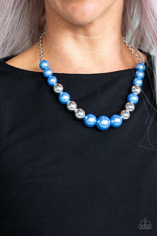 Take Note - Blue Necklace - Paparazzi