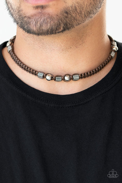 Take a Trek - Brown Necklace - Urban - Paparazzi