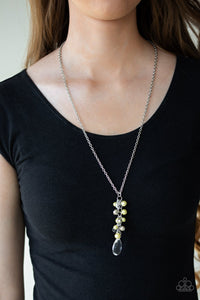 Teardrop Serenity - Yellow Necklace - Paparazzi