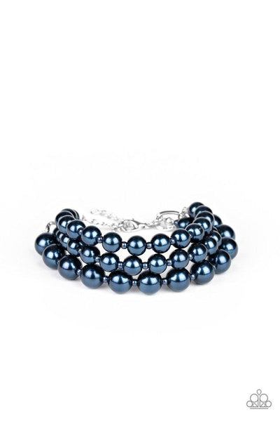 Total PEARL-fection - Blue Bracelet - Paparazzi