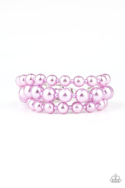 Total PEARL-fection - Purple Bracelet - Paparazzi