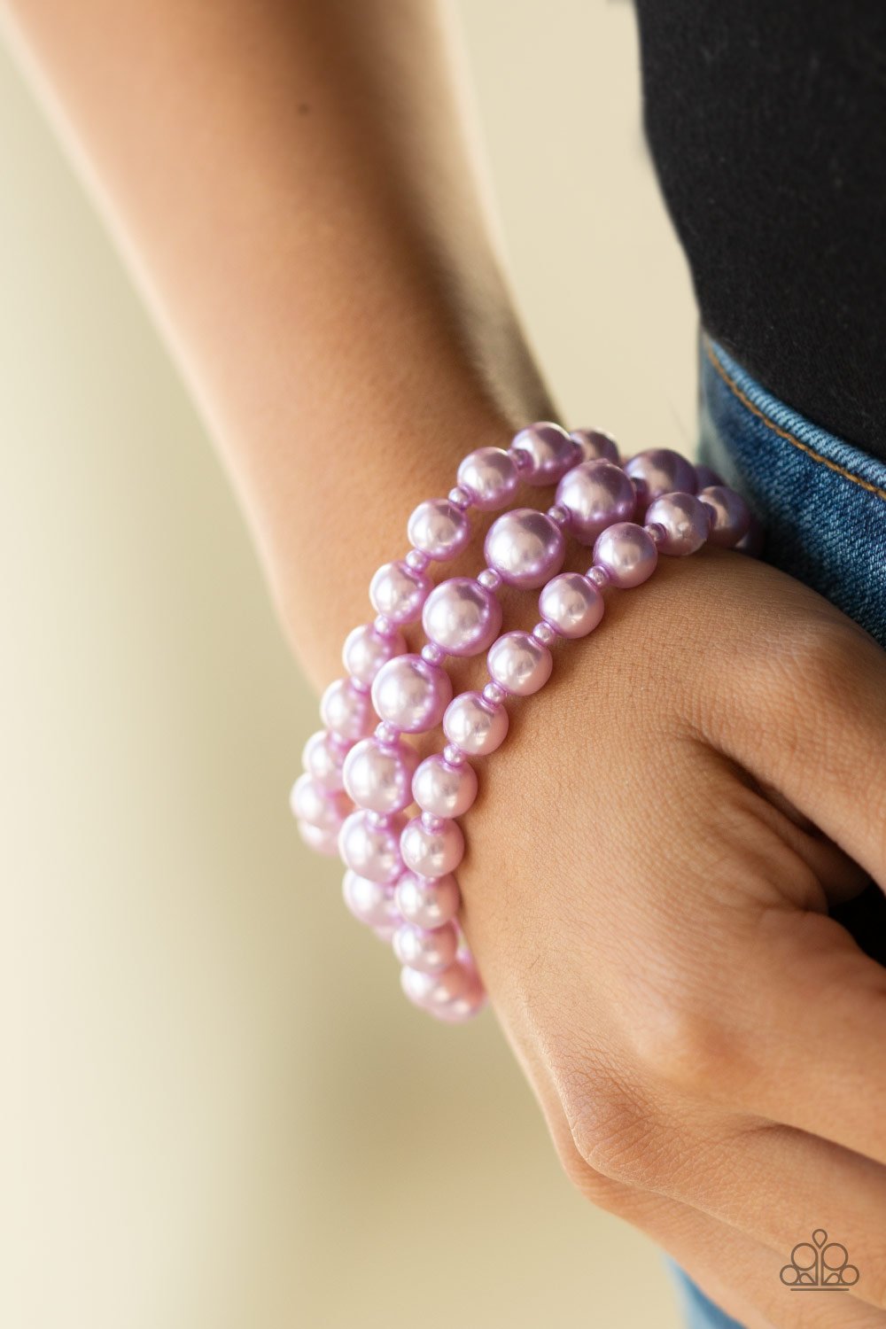 Total PEARL-fection - Purple Bracelet - Paparazzi