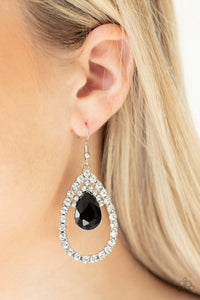 Trendsetting Twinkle - Black Earring - Paparazzi