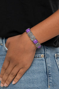 Trendy Tease - Purple Bracelet - Paparazzi