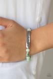 Trust Always - Green Bracelet - Inspirational - Paparazzi