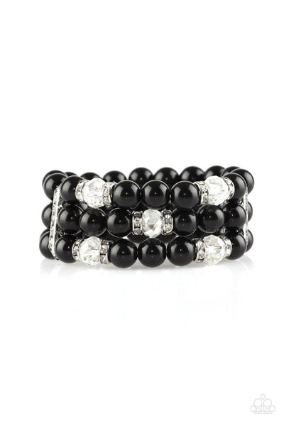 Undeniably Dapper - Black Bracelet - Paparazzi