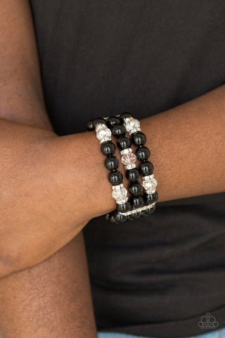 Undeniably Dapper - Black Bracelet - Paparazzi