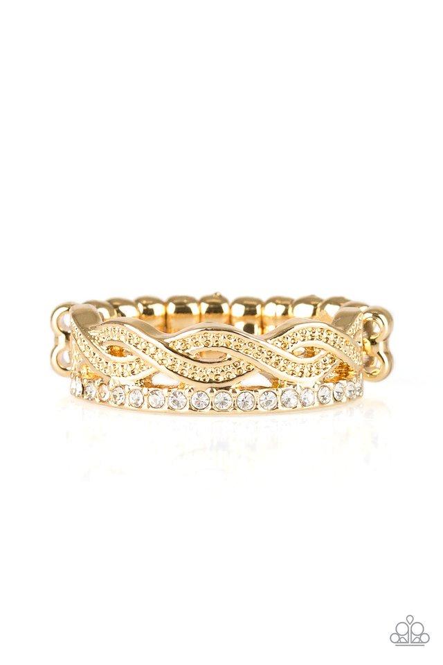 Unstoppable Shine - Gold Ring - Paparazzi