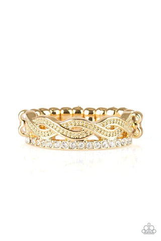 Unstoppable Shine - Gold Ring - Paparazzi