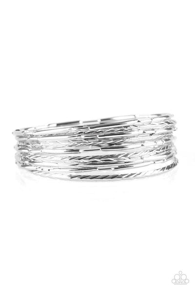 Urban Sprawl - Silver Bracelet - Paparazzi