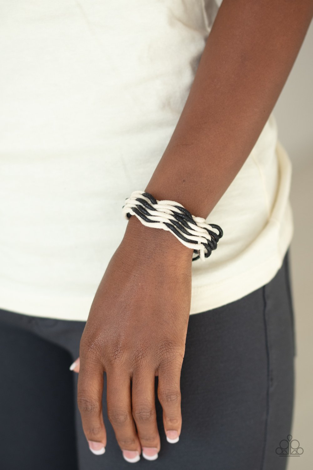 WEAVE High and Dry - Black Bracelet - Paparazzi