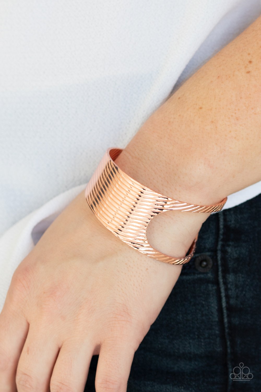 What GLEAMS Are Made Of - Copper Bracelet - Cuff -Paparazzi