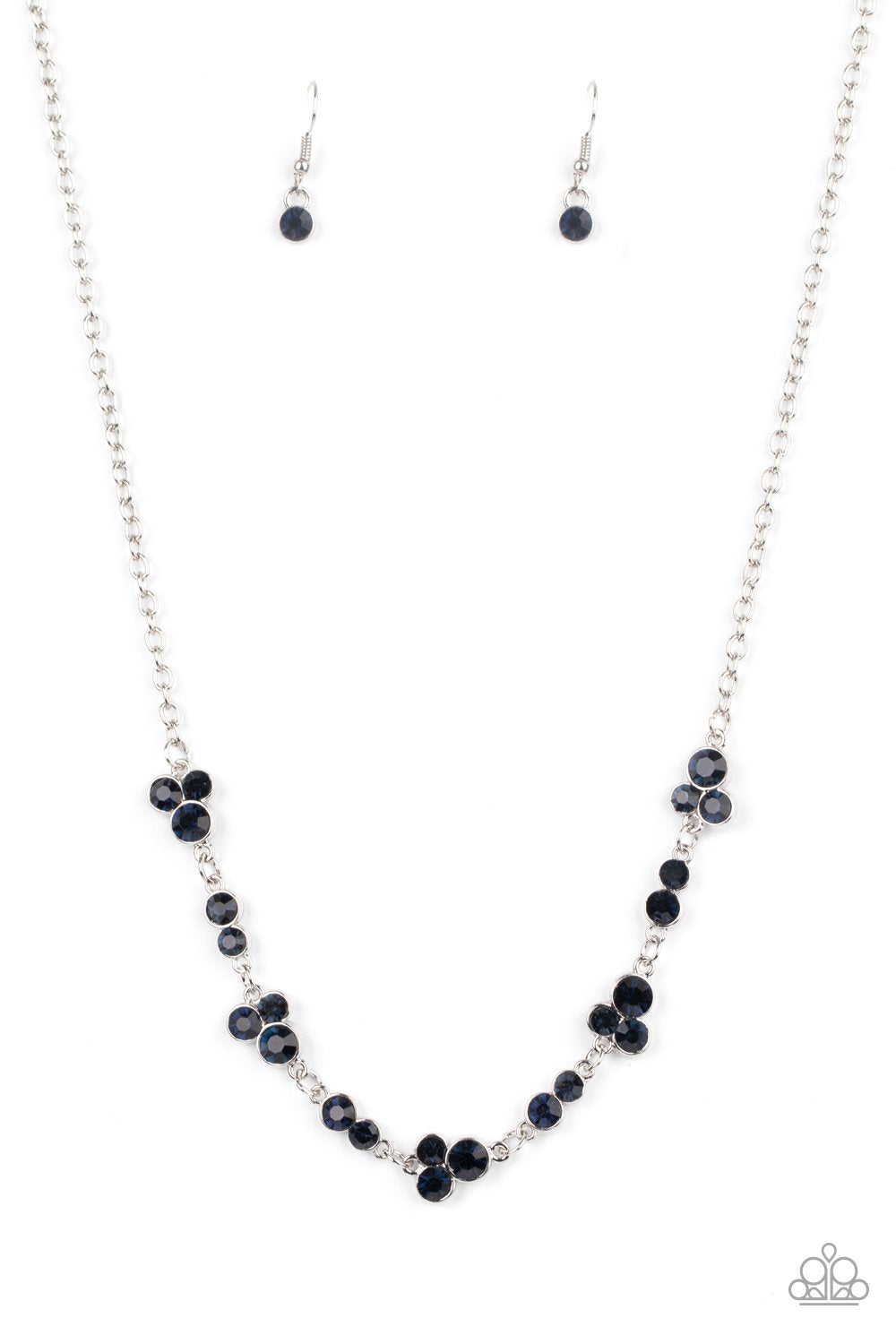 Gorgeously Glistening - Blue Necklace - Paparazzi