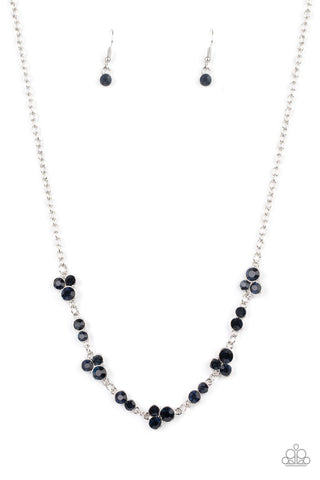 Gorgeously Glistening - Blue Necklace - Paparazzi